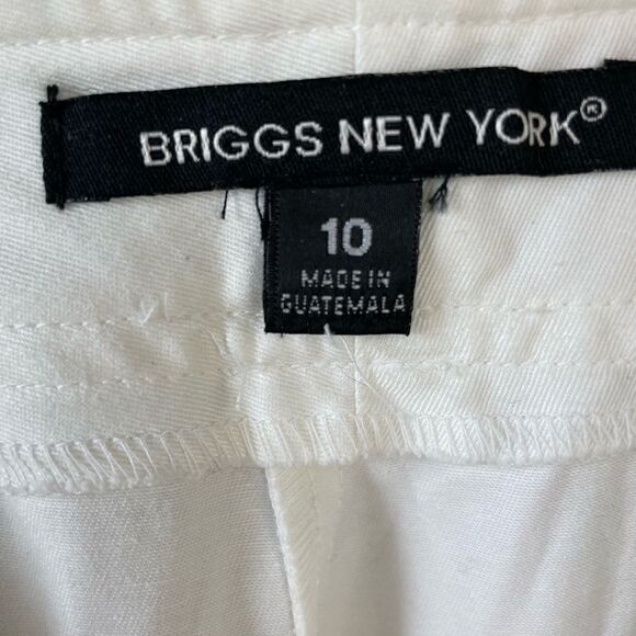 Briggs New York White Shorts Size 10 EUC - Picture 5 of 5